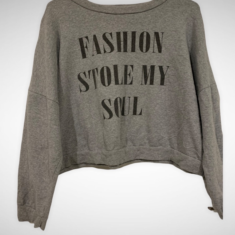 Fashionova crop sweatshirt